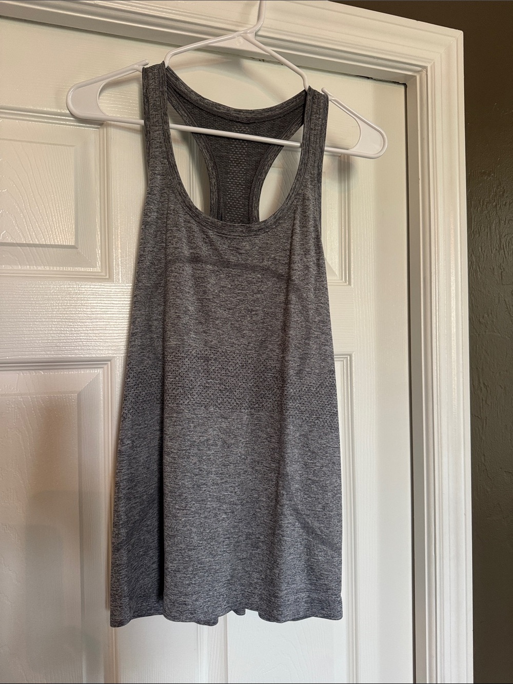 lululemon athletica Gray Racerback Tank - Lightweight Workout Top